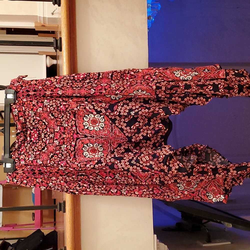 Red xoxo skirt size medium.